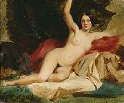 William Etty Female Nude in a Landscape by William Etty. oil painting